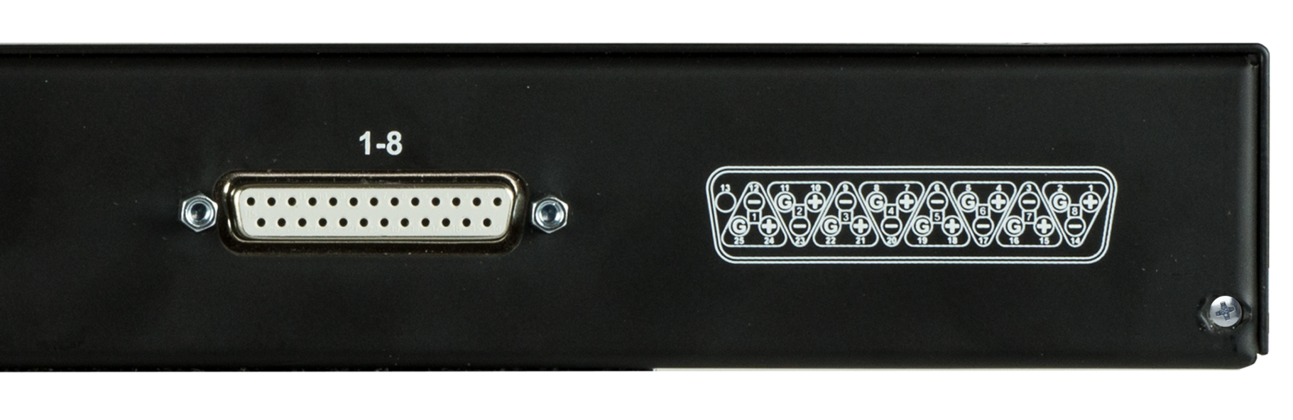 XLR to DB25 Patch Panel Rear View 02 6cfefc5c 9eb2 49ab 95fe da9fee436f98