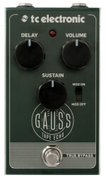 TC Electronic Gauss Tape Echo : Gauss Tape Echo front hires TC Electronic Gauss Tape Echo : Gauss Tape Echo front hires