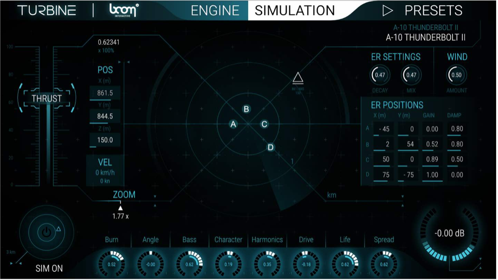 Turbine GUI pad