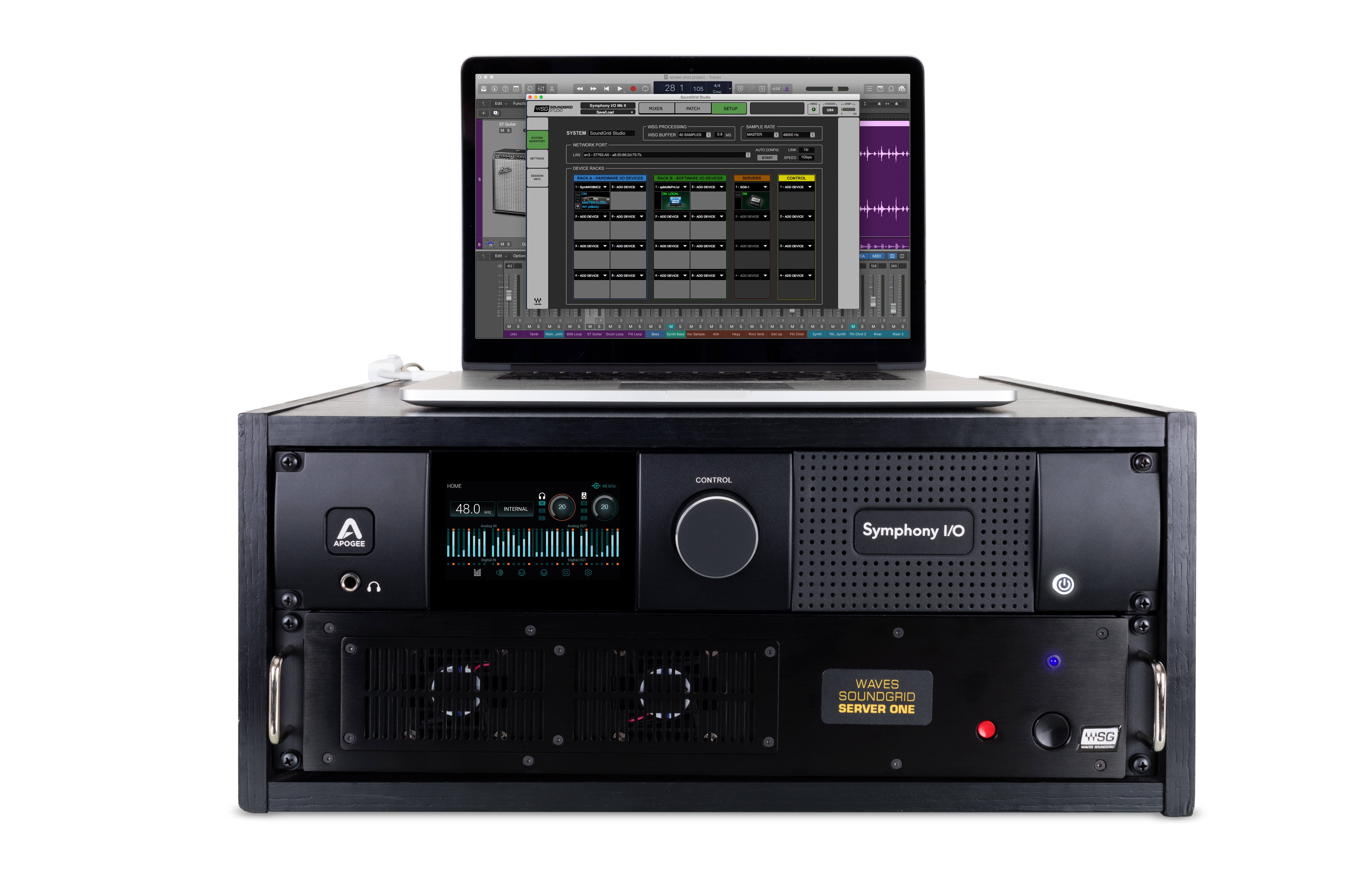 SIO SoundGrid Laptop Front Logic