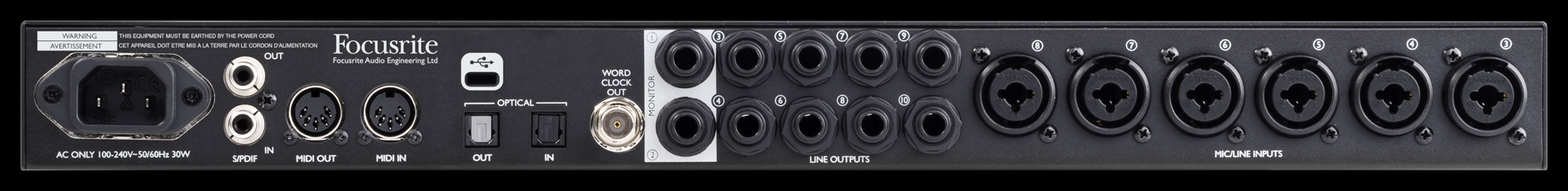 Focusrite Clarett 8Pre USB : Clarett 8Pre PP USB 3