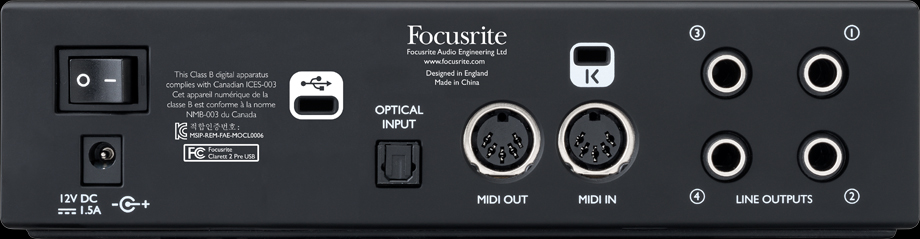 Focusrite Clarett 2Pre USB : Clarett 2Pre PP USB 3