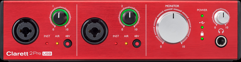 Focusrite Clarett 2Pre USB : Clarett 2Pre PP USB 2