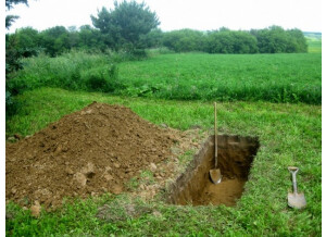 open grave