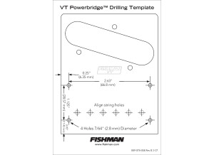 Fishman VT Powerbridge Pickup (62850)