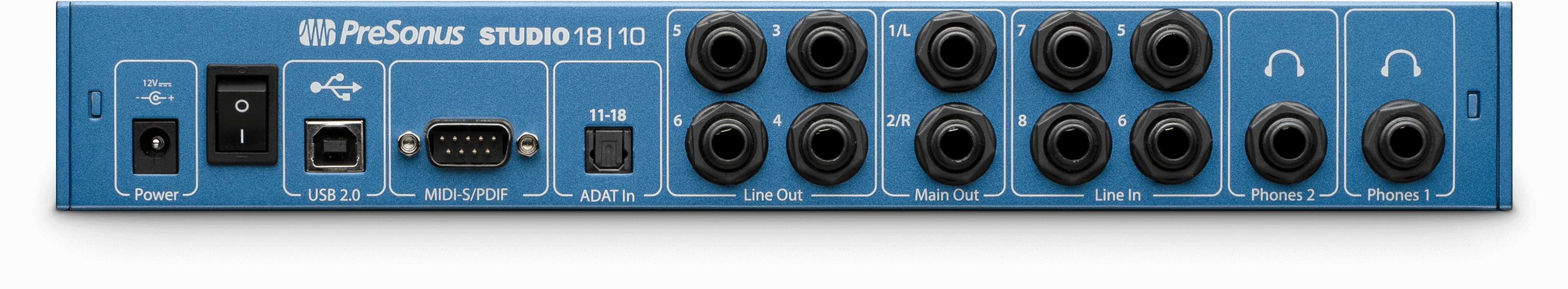 PreSonus Studio 1810 : presonus studio 1810 back