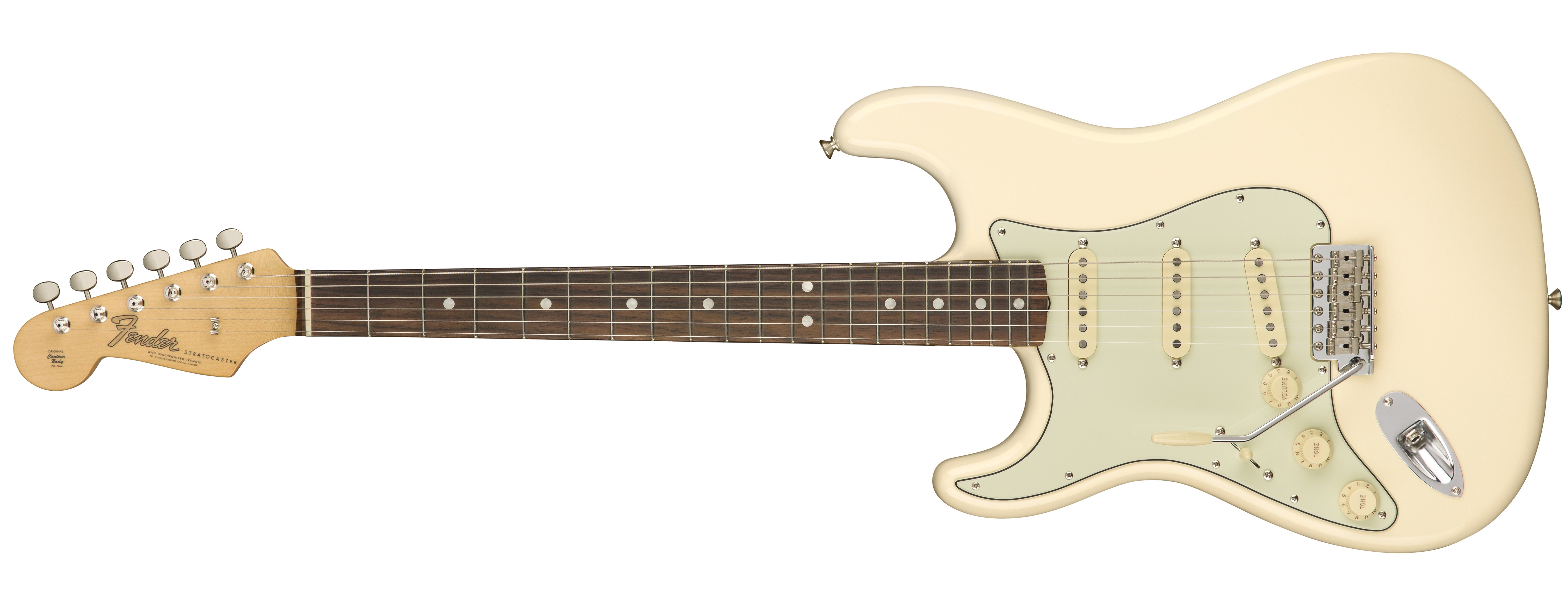 Fender American Original &lsquo;60s Stratocaster LH : American Original 60's Stratocaster LH   Olympic White 2