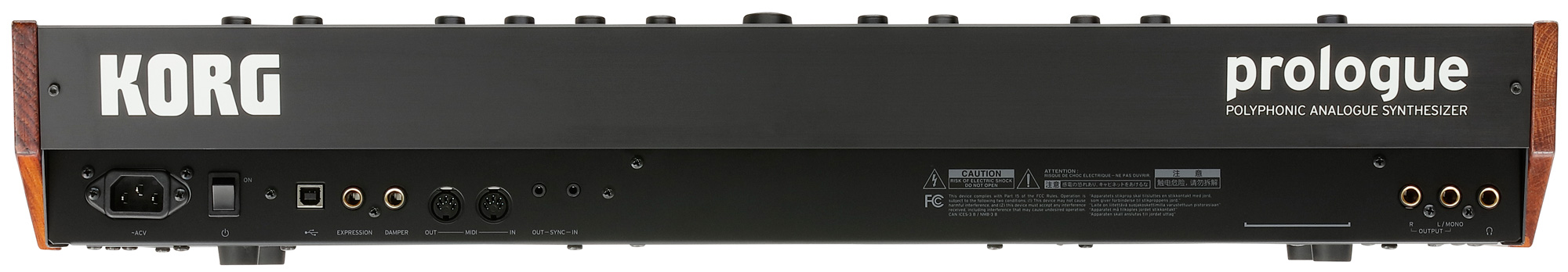 Korg Prologue-8 : prologue 8 rear