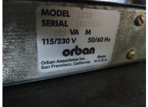 Orban 222A Stereo Spatial Enhancer