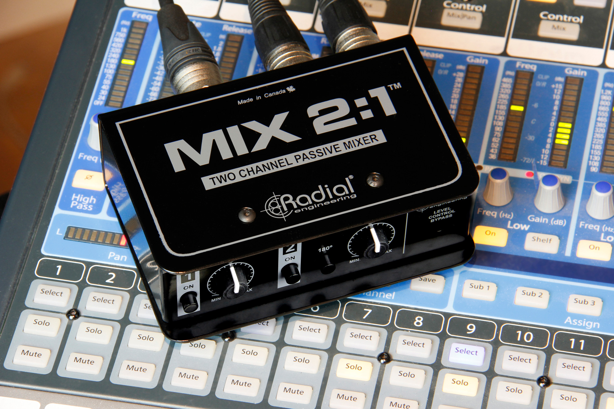 Radial Mix 2 1 on mixer 2 dted