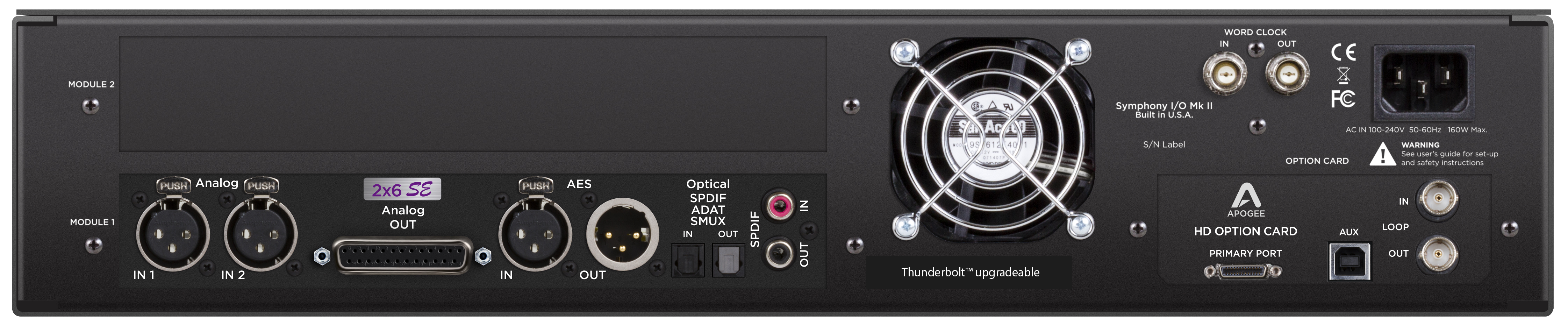 SIO MK2 Back Panel 2x6 SE PT