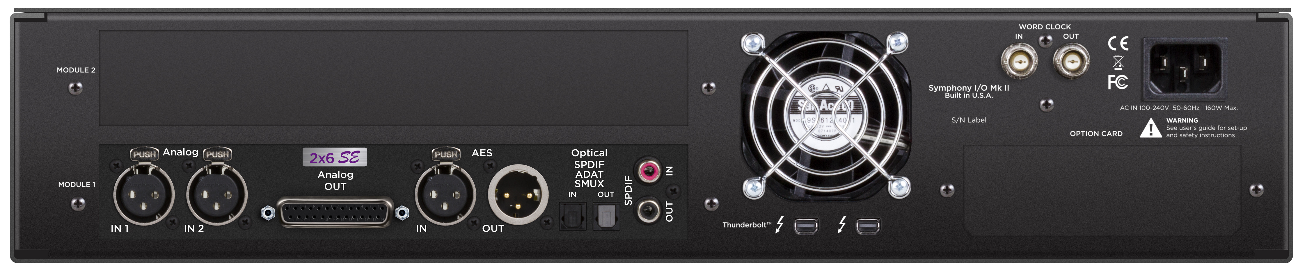 SIO MK2 Back Panel 2x6 SE TB