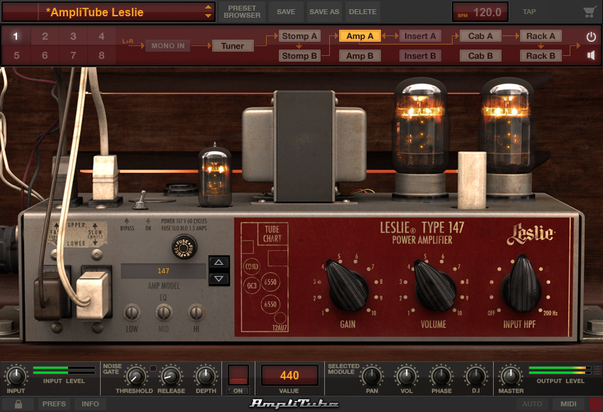 IK Multimedia AmpliTube Leslie : at4 plugin leslie amp 147