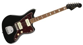 Fender Limited Edition 60th Anniversary Classic Jazzmaster : fender 60th anniversary jazzmaster black front Fender Limited Edition 60th Anniversary Classic Jazzmaster : fender 60th anniversary jazzmaster black front