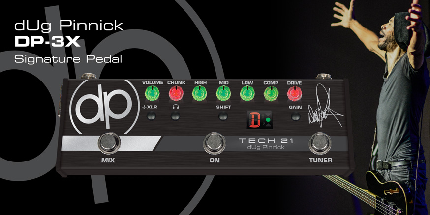 Tech 21 DP-3X : dug pedal main