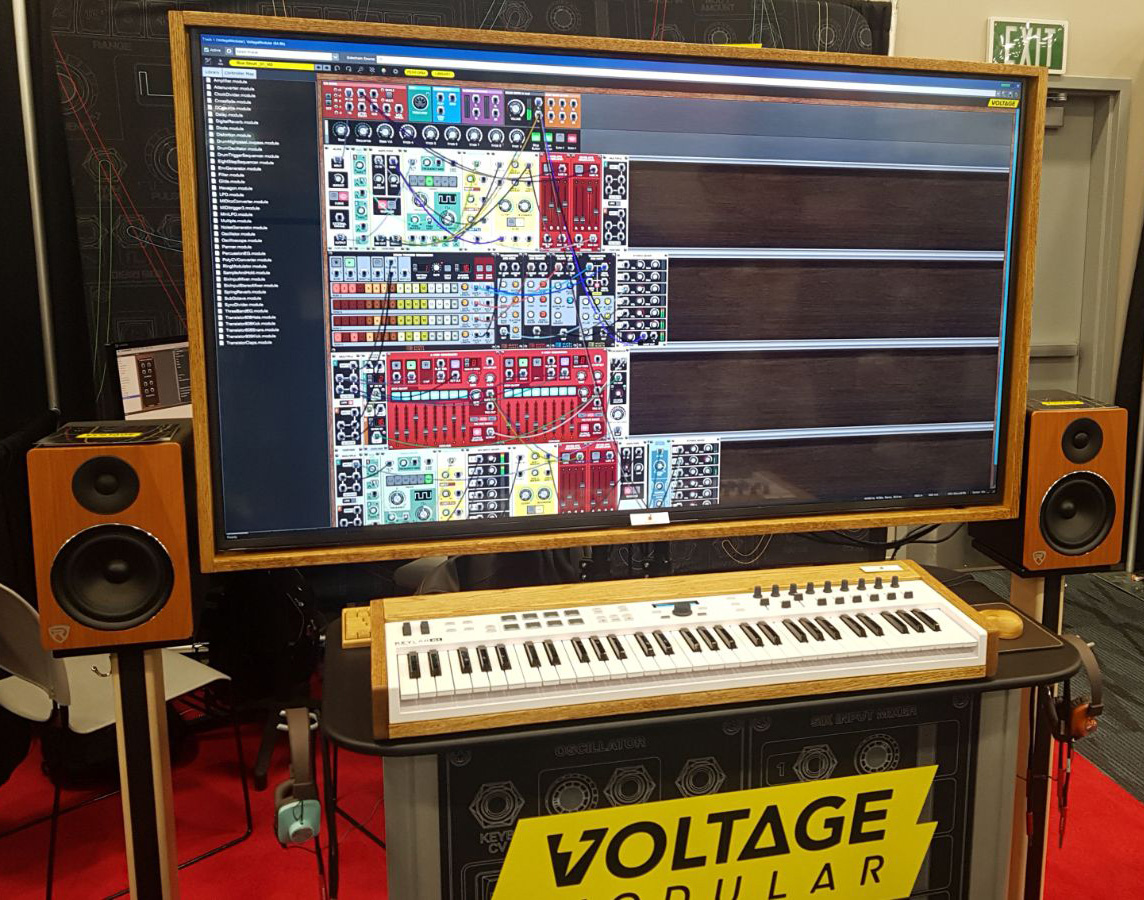 Cherry Audio Voltage Modular : Voltage Modular Booth @ NAMM 2018
