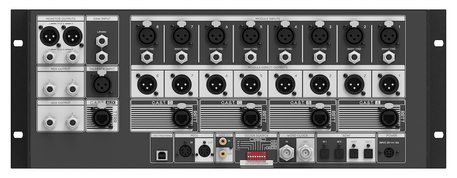 Cranborne Audio 500R8 : 500R8 Front Rear