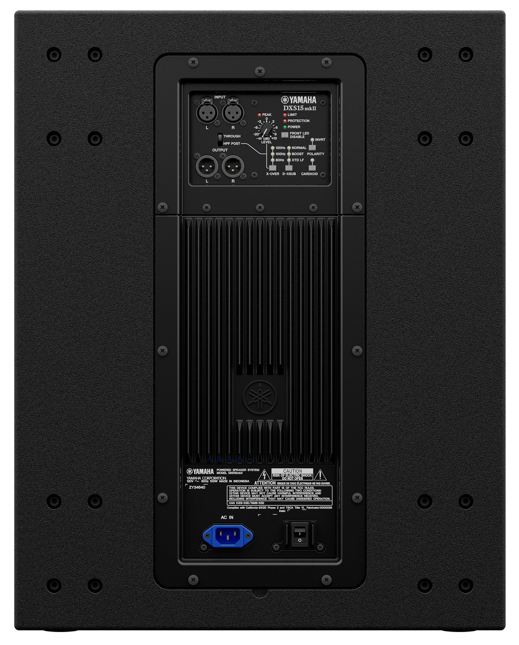 Yamaha DXS15mkII : dxs15mkii rear 1