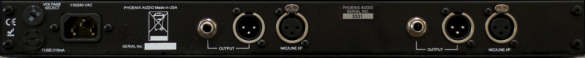 Phoenix Audio Ascent Two EQ : ascen2eq back