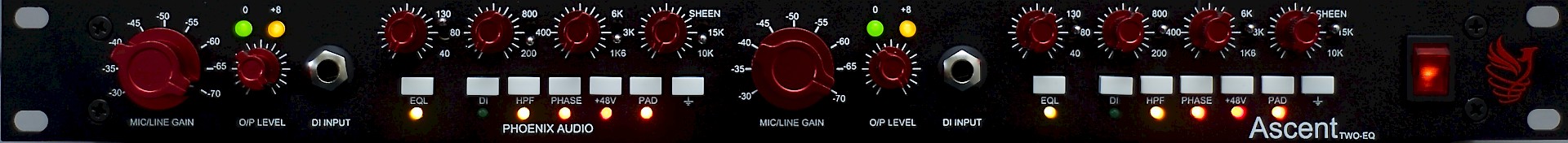 Phoenix Audio Ascent Two EQ : ascent2eq front