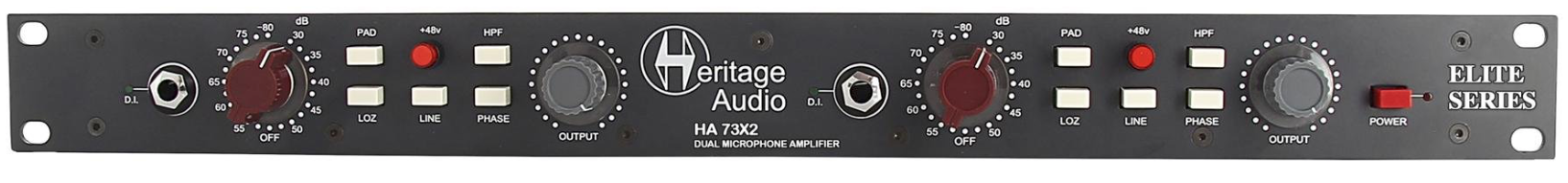 Heritage Audio HA73X2 Elite : HA73X2 Face