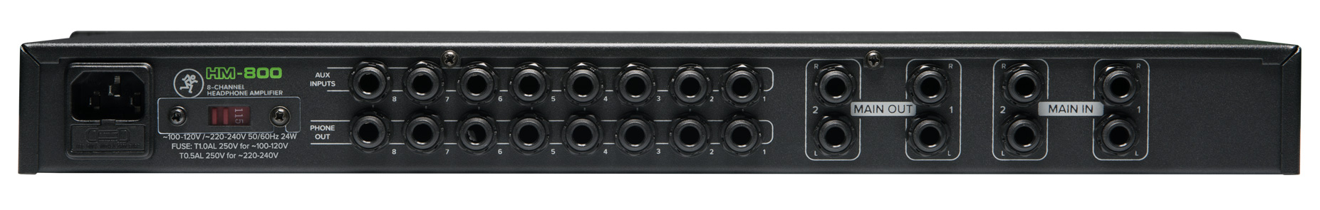 Mackie HM-800 : hm 800 rear