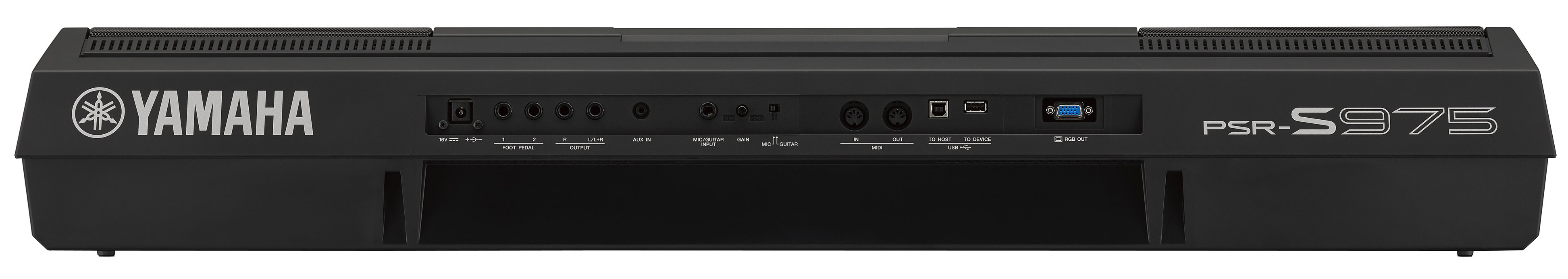 Yamaha PSR-S975 : psr s975 Rear