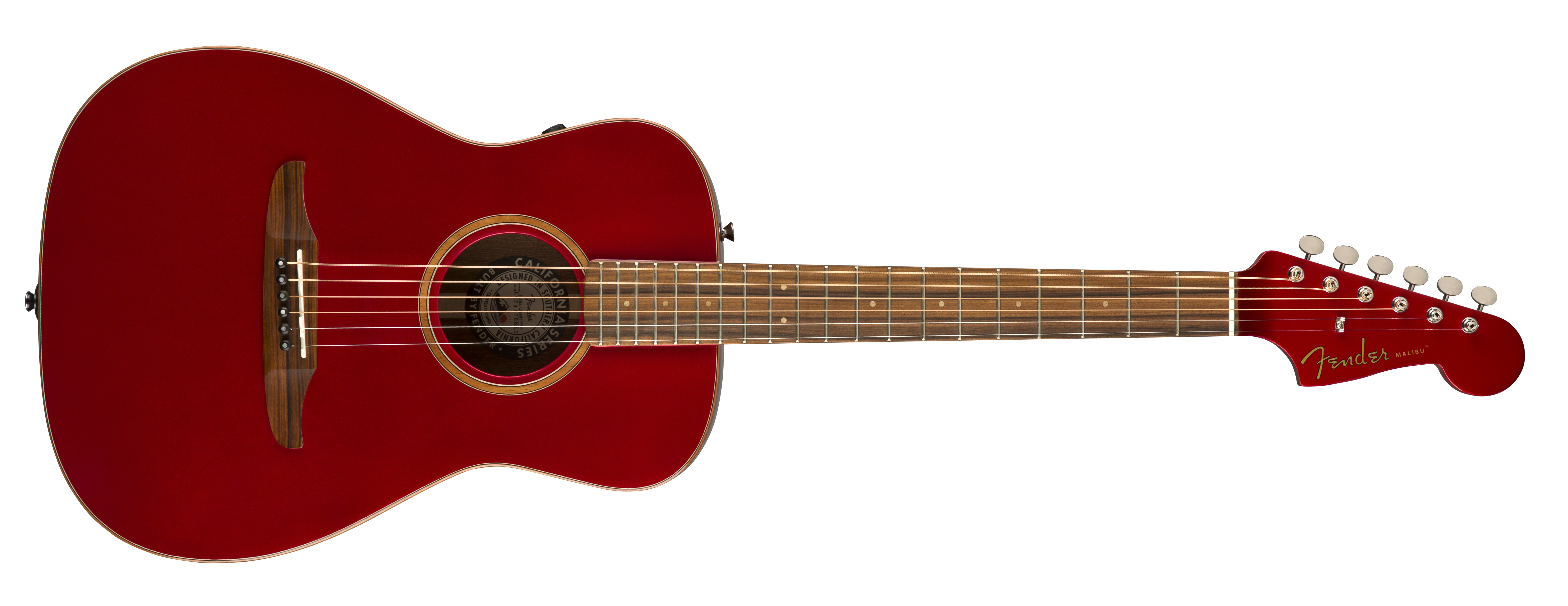 Fender Malibu Classic : California Series Malibu Classic   Hot Rod Red Metallic 3