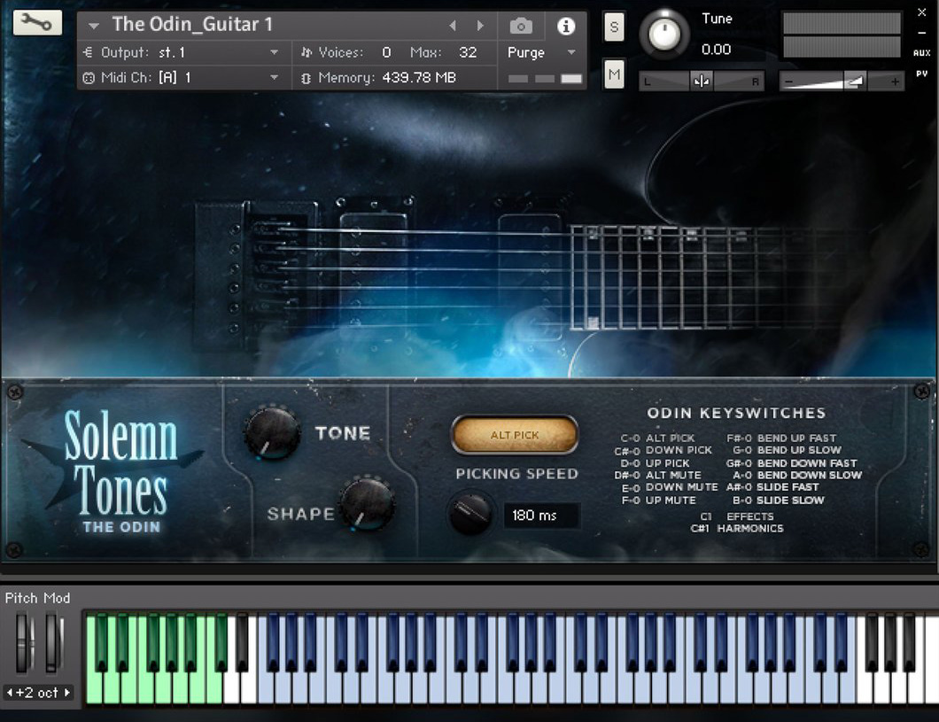 Solemn Tones The Odin : Odin GUI
