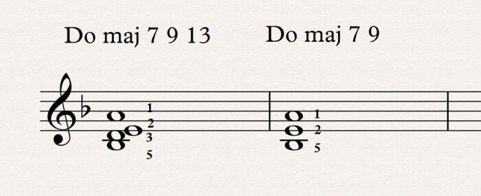 voicing allégé tierce voicing allégé tierce