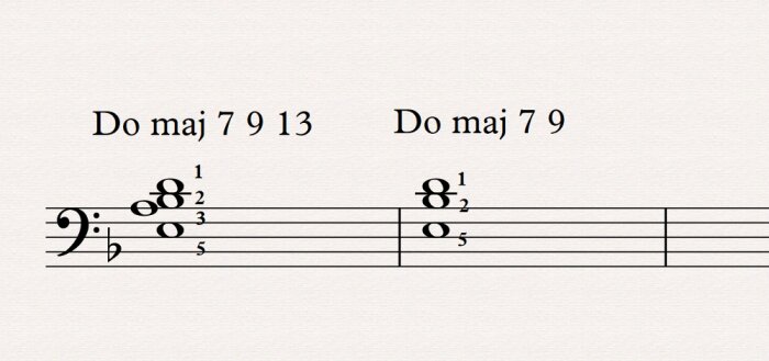 voicing allégé septième voicing allégé septième