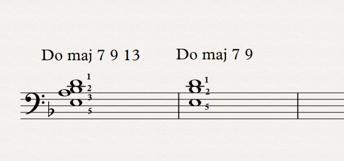 voicing allégé septième voicing allégé septième