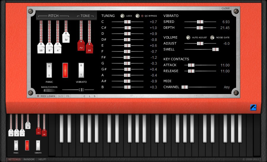 Informatique musicale : Combo Model V 3