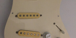 Plaque de protection complète avec micros et électronique pour guitare type Stratocater