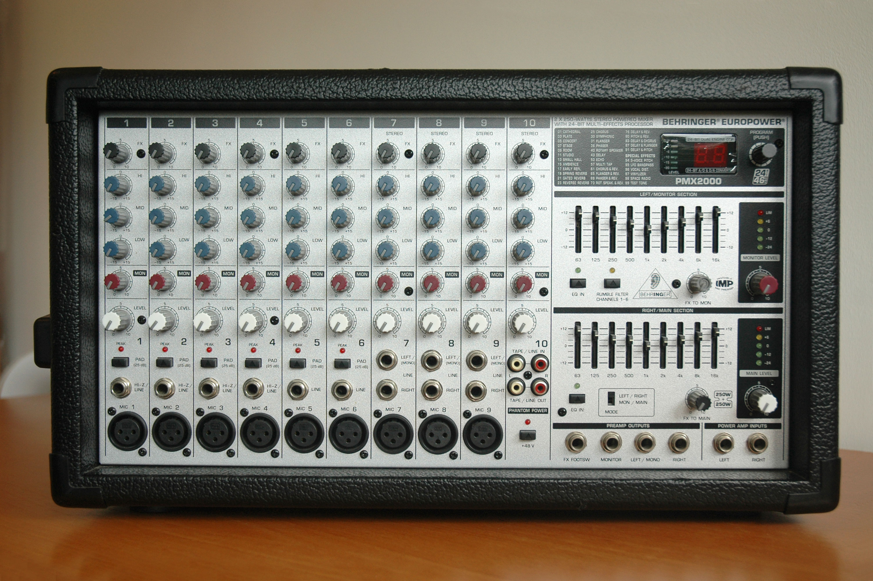 Pictures and images Behringer Europower PMX2000 - Audiofanzine Pictures and images Behringer Europower PMX2000 - Audiofanzine