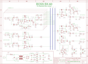 Boss BX-60 Schematic
