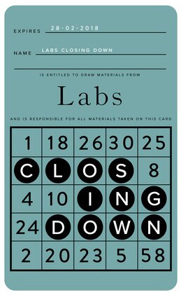 Labs Closing Down Labs Closing Down