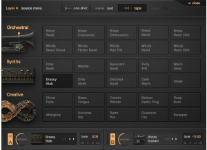 Output   Analog Brass & Winds   GUI   2 Sources