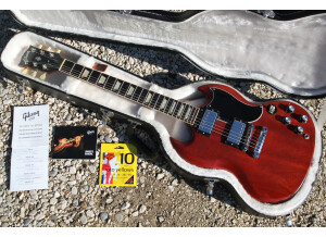 Gibson SG '61 Reissue Satin - Worn Cherry (75681)