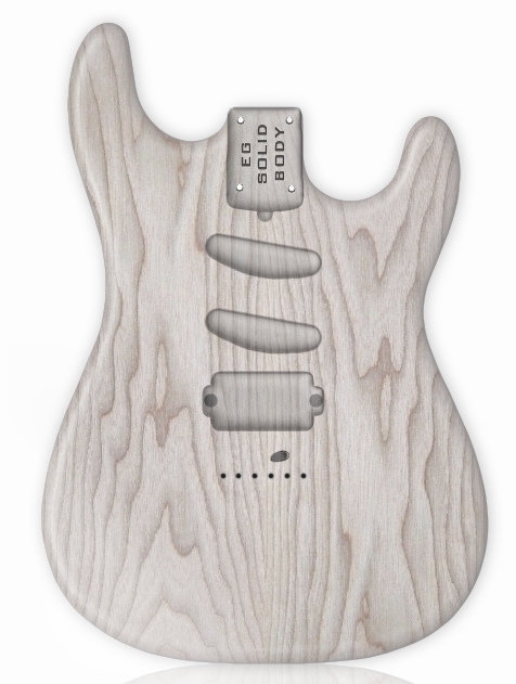 egsolidbody S-type (corps guitare)