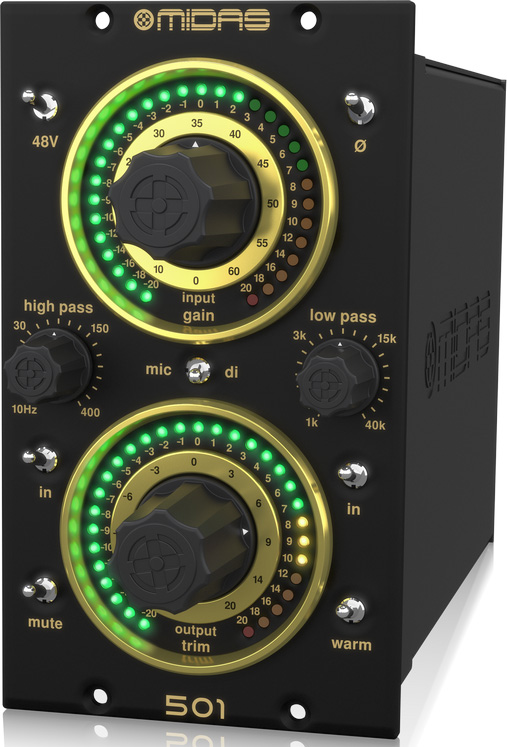 MICROPHONE PREAMPLIFIER 501 P0BRW Right L