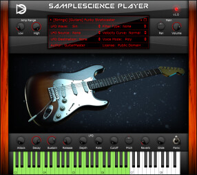 SampleScience Player v1 Funky Stratocaster