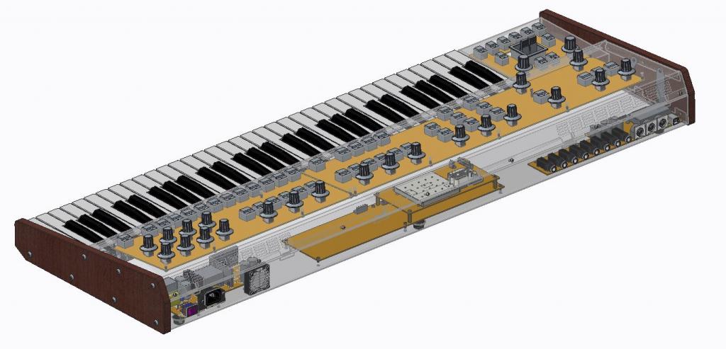 UB Xa with Keyboard Clear Rear Render