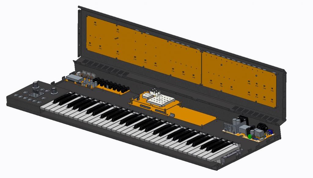 UB Xa with Keyboard Inside Render
