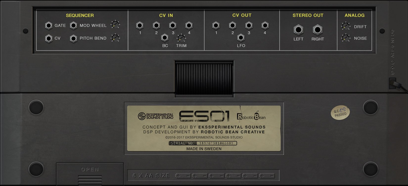 Ekssperimental Sounds Studio ES-01 Analog Synthesizer : Ekssperimental Sounds Studio ES-01 Analog Synthesizer (65562)