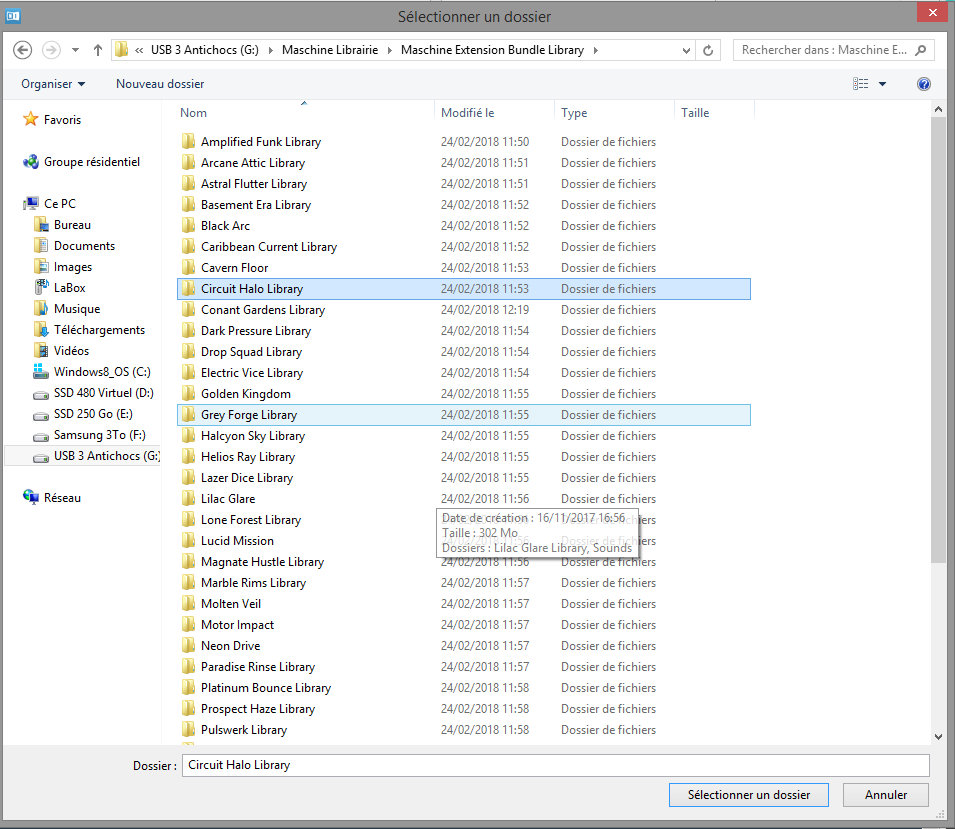 Emplacement native produit