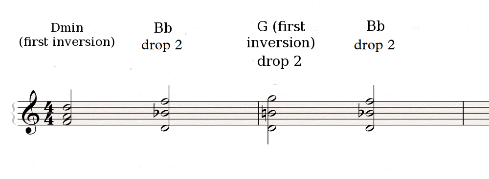 Drop voicings 4