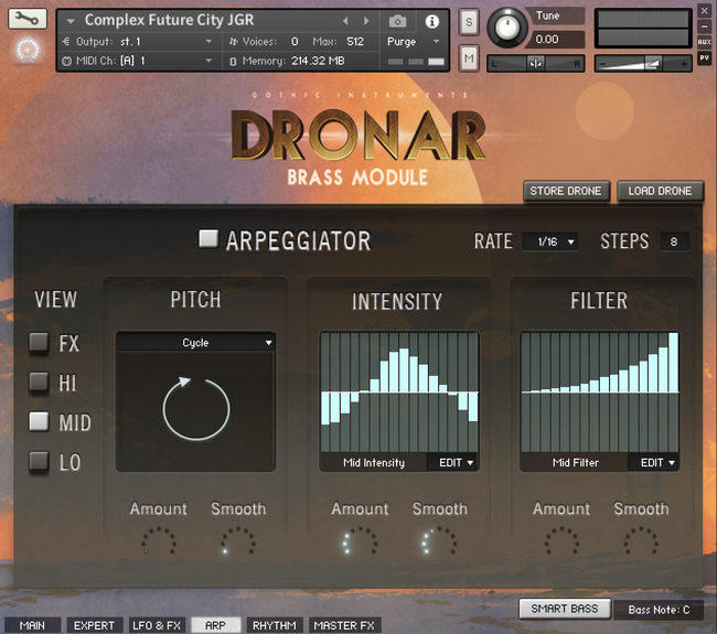 DRONAR Brass Arp page 650x