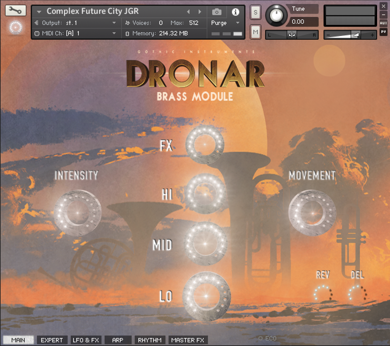 DRONAR Brass Main page