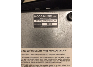 Moog Music MF-104Z Analog Delay (66784)